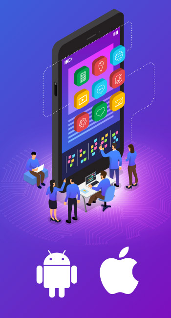 Android, iOS, native and hybrid app development