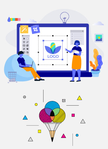 Collection of business logo, brochure, flyer and banner designs created by Salasar Technologies for Chennai brands